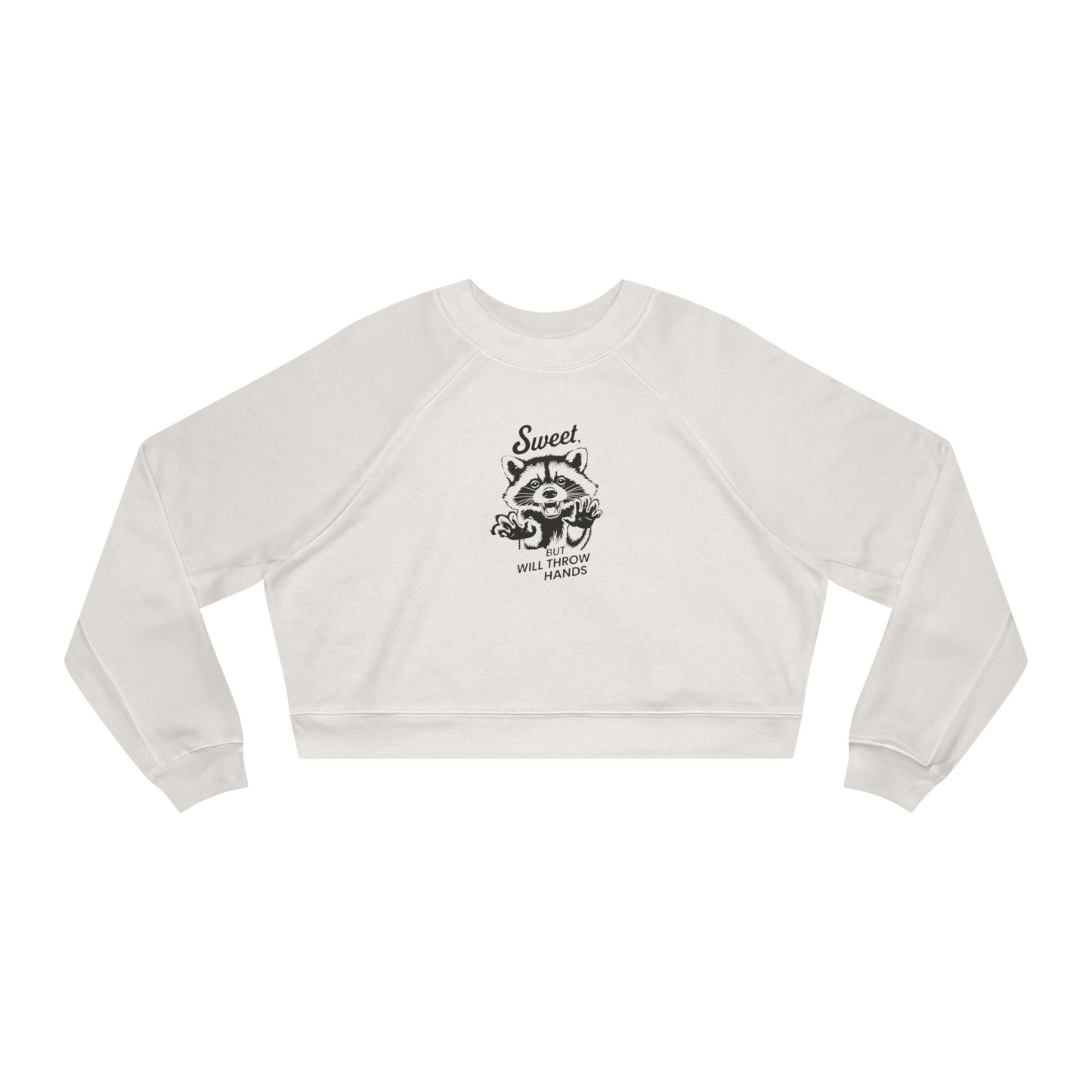 Sweet Skull Women's Cropped Fleece Pullover
