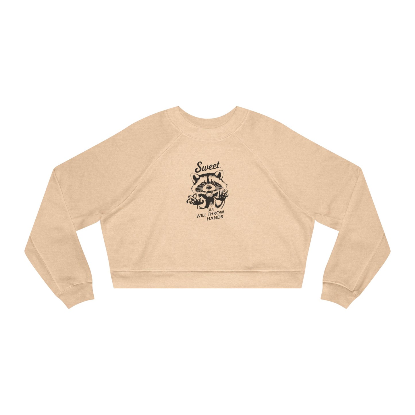 Sweet Skull Women's Cropped Fleece Pullover