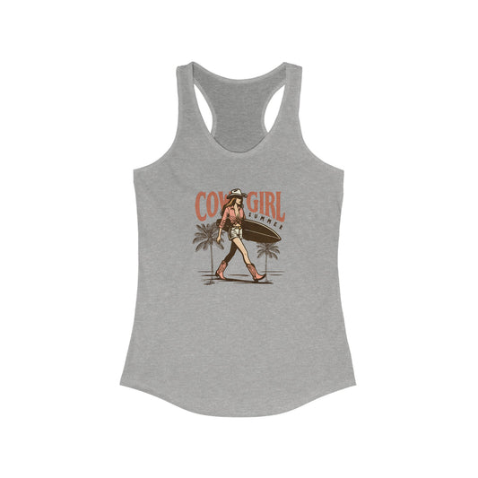 Cowgirl Summer Racerback Tank